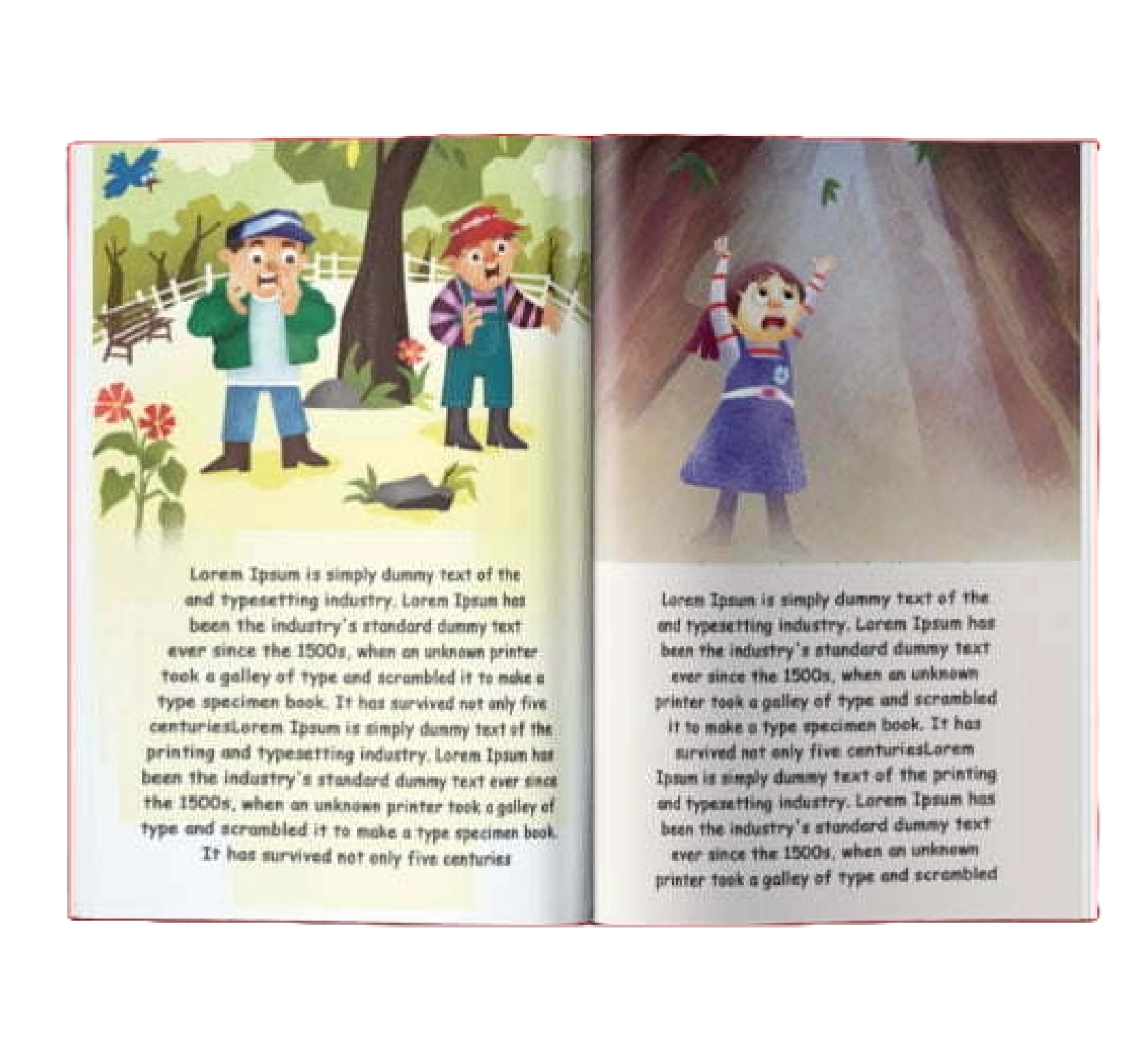 Half Page Illustration